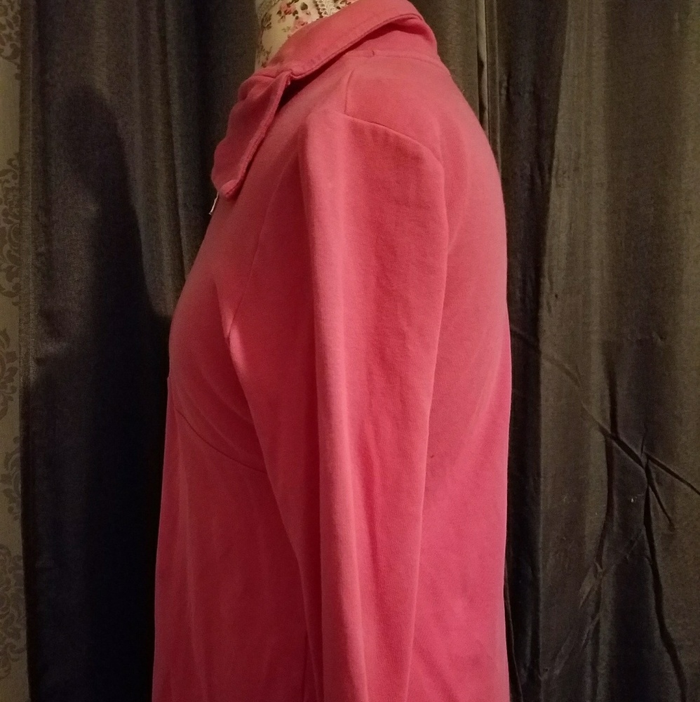 Large Chaps Pink Pullover - image 2